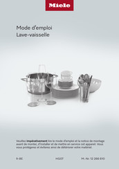 Miele G 5790 Mode D'emploi