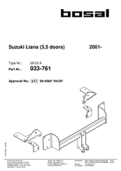 Bosal 033-761 Instructions De Montage