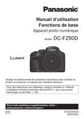 Panasonic LUMIX DC-FZ80DK Manuel D'utilisation