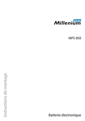 Thomann Millenium MPS-850 Instructions De Montage