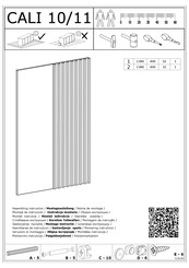 Forte CALI 11 Instructions De Montage