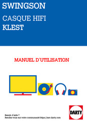 SWINGSON KLEST Manuel D'instructions