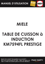 Miele KM7594FL PRESTIGE Mode D'emploi Et Instructions De Montage