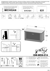 MID.YOU MICHIGAN X1FC1631 Instructions De Montage