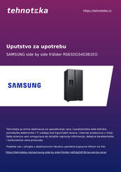 Samsung RS65DG5403B1EO Manuel D'instructions