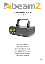 Beamz LS3DRGB Laser RGB 3D Manuel D'instructions