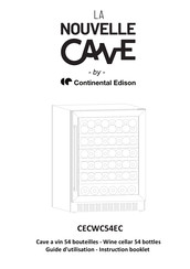 CONTINENTAL EDISON NOUVELLE CAVE CECWC54EC Guide D'utilisation