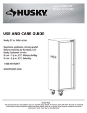 Husky H27LOCKER Guide D'utilisation Et D'entretien