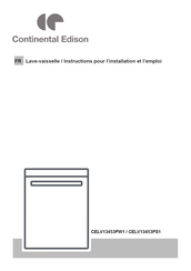 CONTINENTAL EDISON CELV13453PW1 Instructions Pour L'installation Et L'emploi