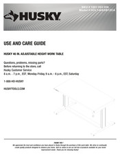 Husky 1001 053 006 Guide D'utilisation Et D'entretien