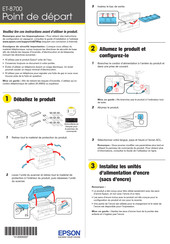 Epson ET-8700 Point De Départ