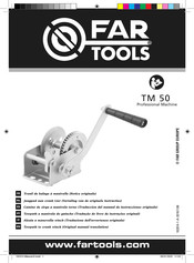 Far Tools TM 50 Notice Originale