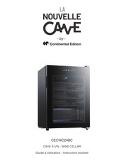 CONTINENTAL EDISON NOUVELLE CAVE CECWC24BC Guide D'utilisation