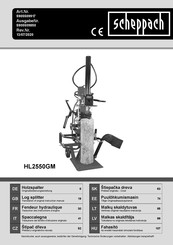 Scheppach 5905509917 Traduction Des Instructions D'origine