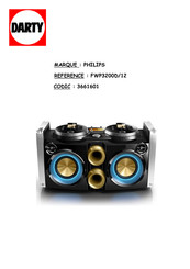 Philips FWP3200D/12 Mode D'emploi