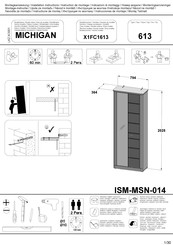 XONOX MICHIGAN X1FC1613 Instructions De Montage