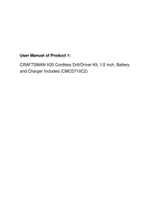 Craftsman CMCD710C2 Guide D'utilisation