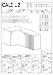 Forte CALI 12 Instructions De Montage