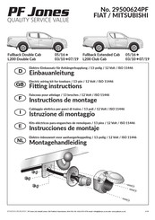 PF Jones 29500624PF Instructions De Montage