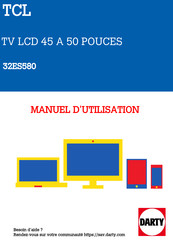 THOMSON 32ES580 Manuel D'utilisation