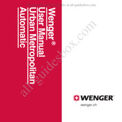 Wenger Urban Metropolitan Automatic Mode D'emploi