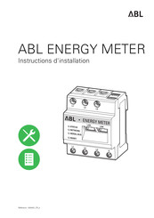 ABL ENERGY METER Instructions D'installation