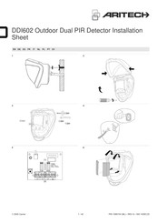 Aritech DDI602 Fiche D'installation