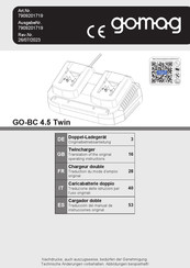 gomag GO-BC 2.4 Twin Traduction Du Mode D'emploi Original