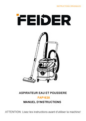 Feider FAP1630 Instructions Originales