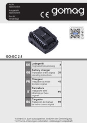 gomag GO-BC 2.4 Traduction Du Mode D'emploi Original