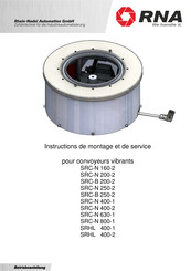 RNA SRC-B 200-2 Instructions De Montage Et De Service