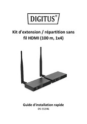 Digitus DS-55346 Guide D'installation Rapide