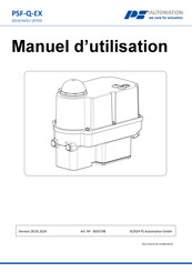 PS Automation PSF-Q-EX Manuel D'utilisation