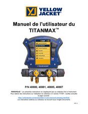 yellow jacket TITANMAX Manuel De L'utilisateur