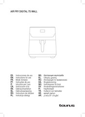 Taurus AIR FRY DIGITAL 7S WALL Mode D'emploi