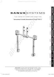 Sanus Systems VMCC1 Instructions De Montage