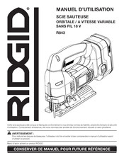 RIDGID R843 Manuel D'utilisation