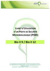 ADS Laminaire Bio II 9 Livret D'utilisation