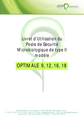 ADS Laminaire Optimale 12 Livret D'utilisation