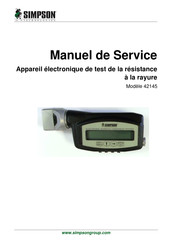 Simpson 42145 Manuel De Service