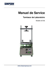 Simpson 42106 Manuel De Service