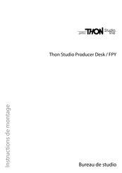 thomann Thon Studio Producer Desk FPY Instructions De Montage