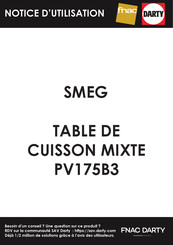 Smeg PV175B3 Notice D'utilisation