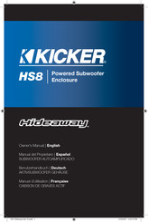 Kicker Hideway HS8 Manuel D'utilisation