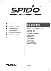 DIPRA SPIDO GC-800P-20H Mode D'emploi D'origine