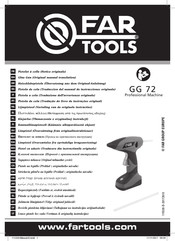 Far Tools GG 72 Notice Originale