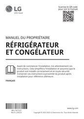 LG GTBV36PZGKD.APZQGSF Manuel Du Propriétaire