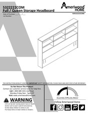 Ameriwood HOME 5322222COM Instructions D'assemblage