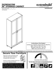 Systembuild Evolution 2629056COM Instructions D'assemblage