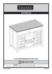 Tresanti KI10289-48 Instructions D'assemblage